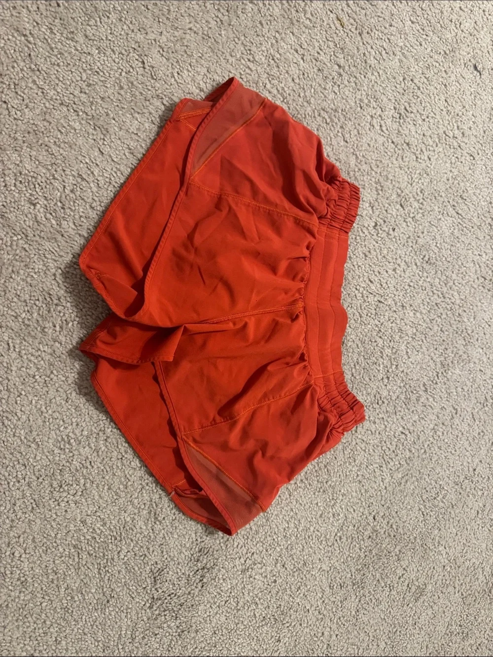 lululemon athletica Orange Athletic Shorts